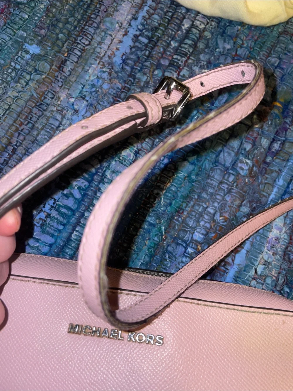 Michael Kors Light Pink Crossbody with Gold Hardware